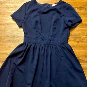 Summer navy blue dress